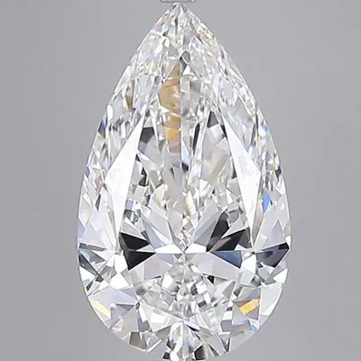 10.45ct F VVS2 Rare Carat Ideal Cut Pear Lab Grown Diamond