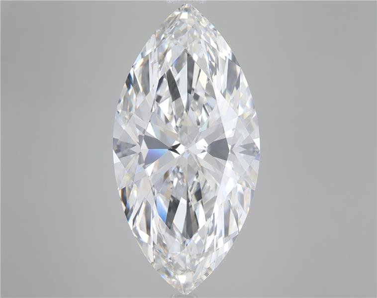 8.55ct F VVS2 Rare Carat Ideal Cut Marquise Lab Grown Diamond