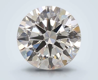 4.09ct E VVS2 Rare Carat Ideal Cut Round Lab Grown Diamond