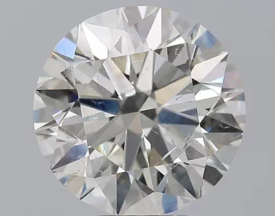 5.51ct J SI2 Excellent Cut Round Diamond