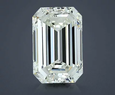 4.16ct J VS1 Rare Carat Ideal Cut Emerald Diamond