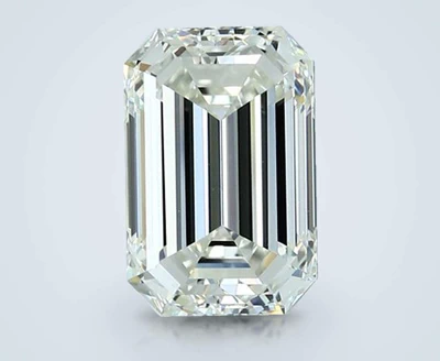 4.16ct J VS1 Rare Carat Ideal Cut Emerald Diamond