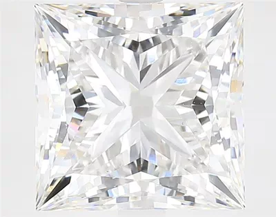 6.03ct G VS2 Rare Carat Ideal Cut Princess Lab Grown Diamond