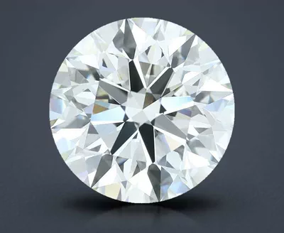 5.02ct I VVS2 Rare Carat Ideal Cut Round Diamond