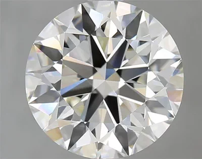3.07ct J IF Rare Carat Ideal Cut Round Diamond