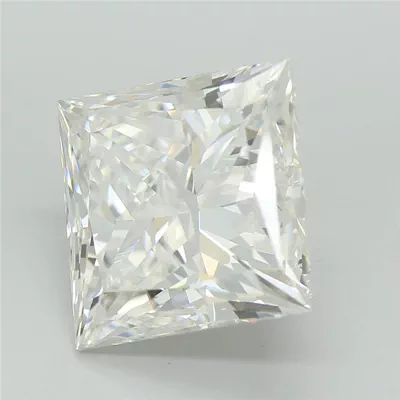 5.03ct F VVS2 Rare Carat Ideal Cut Princess Lab Grown Diamond