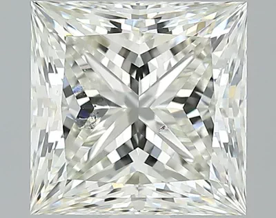 2.22ct K SI2 Rare Carat Ideal Cut Princess Diamond