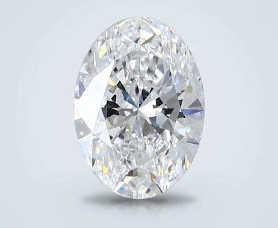 2.05ct D VS2 Rare Carat Ideal Cut Oval Lab Grown Diamond