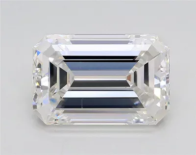 3.02ct F VS1 Rare Carat Ideal Cut Emerald Lab Grown Diamond