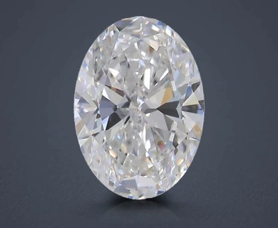 1.01ct D VVS2 Rare Carat Ideal Cut Oval Lab Grown Diamond