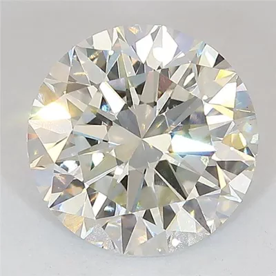 3.01ct J VS1 Excellent Cut Round Lab Grown Diamond