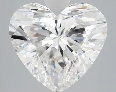 4.51ct F VS2 Rare Carat Ideal Cut Heart Lab Grown Diamond