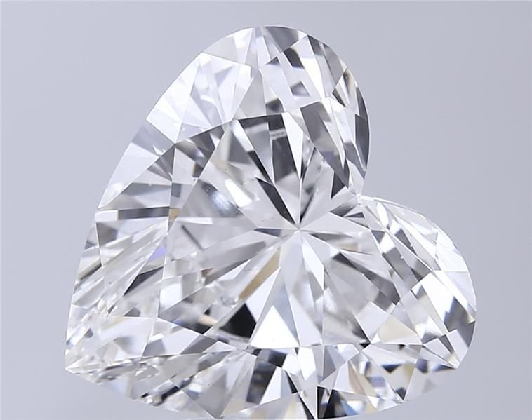 10.55ct F VS1 Rare Carat Ideal Cut Heart Lab Grown Diamond