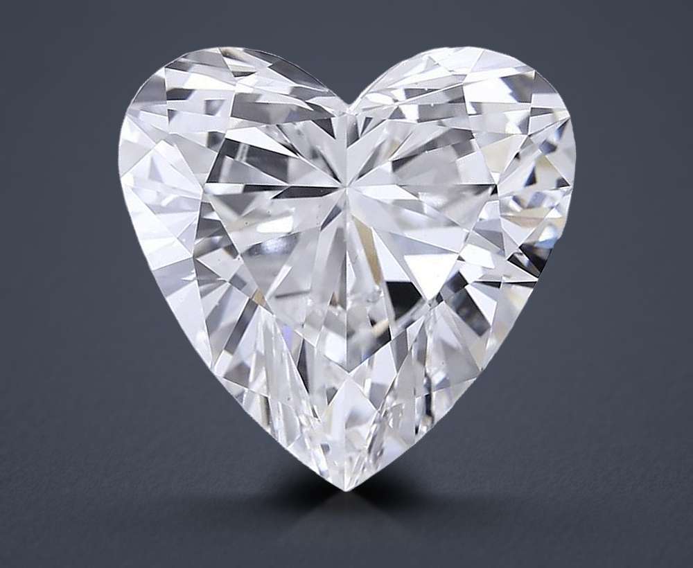 10.55ct F VS1 Rare Carat Ideal Cut Heart Lab Grown Diamond
