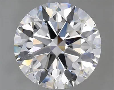2.52ct D SI1 Rare Carat Ideal Cut Round Diamond