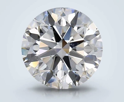 2.52ct D SI1 Rare Carat Ideal Cut Round Diamond