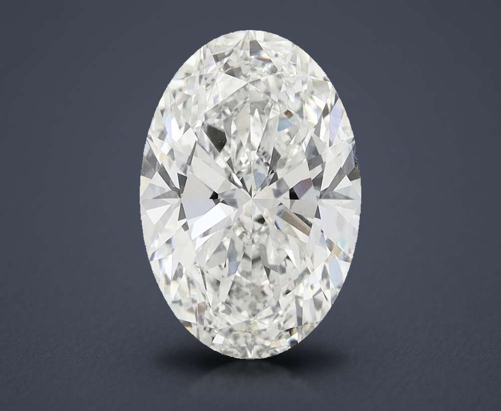 10.08ct G VVS2 Rare Carat Ideal Cut Oval Lab Grown Diamond