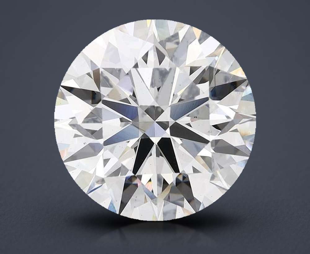 6.13ct H VS2 Rare Carat Ideal Cut Round Lab Grown Diamond