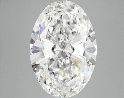 10.00ct F VVS2 Rare Carat Ideal Cut Oval Lab Grown Diamond