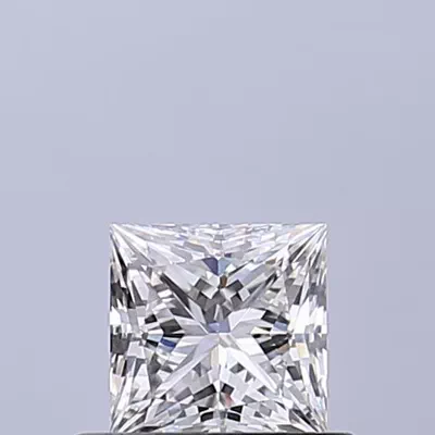 0.51ct E VS1 Rare Carat Ideal Cut Princess Lab Grown Diamond