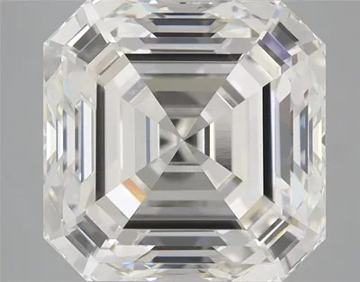 5.19ct H VS1 Rare Carat Ideal Cut Asscher Lab Grown Diamond