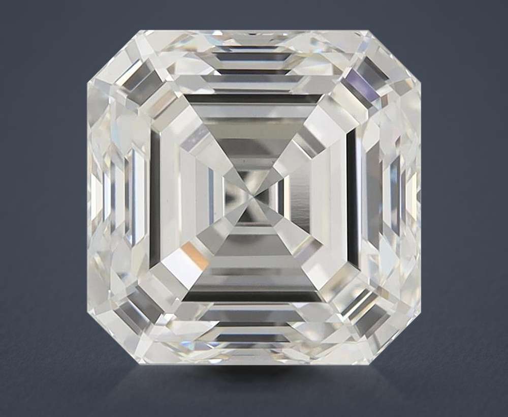 5.19ct H VS1 Rare Carat Ideal Cut Asscher Lab Grown Diamond