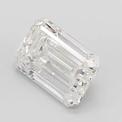 15.22ct G VVS2 Rare Carat Ideal Cut Emerald Lab Grown Diamond