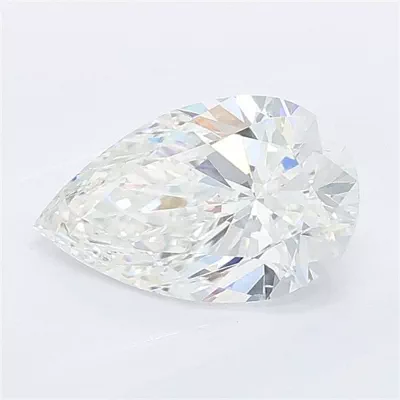 1.09ct E VVS2 Rare Carat Ideal Cut Pear Lab Grown Diamond