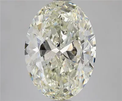5.01ct K VS1 Rare Carat Ideal Cut Oval Diamond