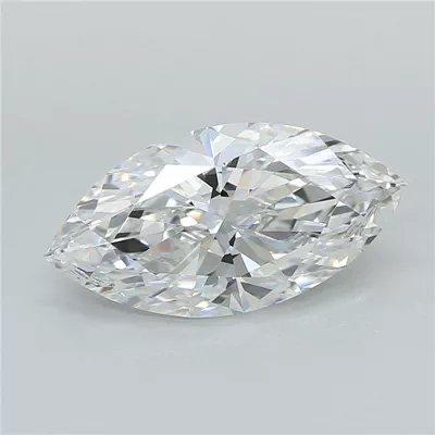 3.05ct F VS1 Rare Carat Ideal Cut Marquise Lab Grown Diamond