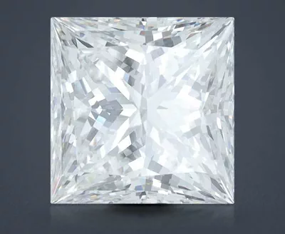 5.05ct F VS1 Rare Carat Ideal Cut Princess Lab Grown Diamond