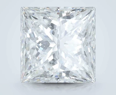 5.05ct F VS1 Rare Carat Ideal Cut Princess Lab Grown Diamond