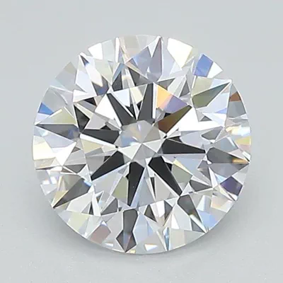 1.36ct D VS1 Rare Carat Ideal Cut Round Lab Grown Diamond