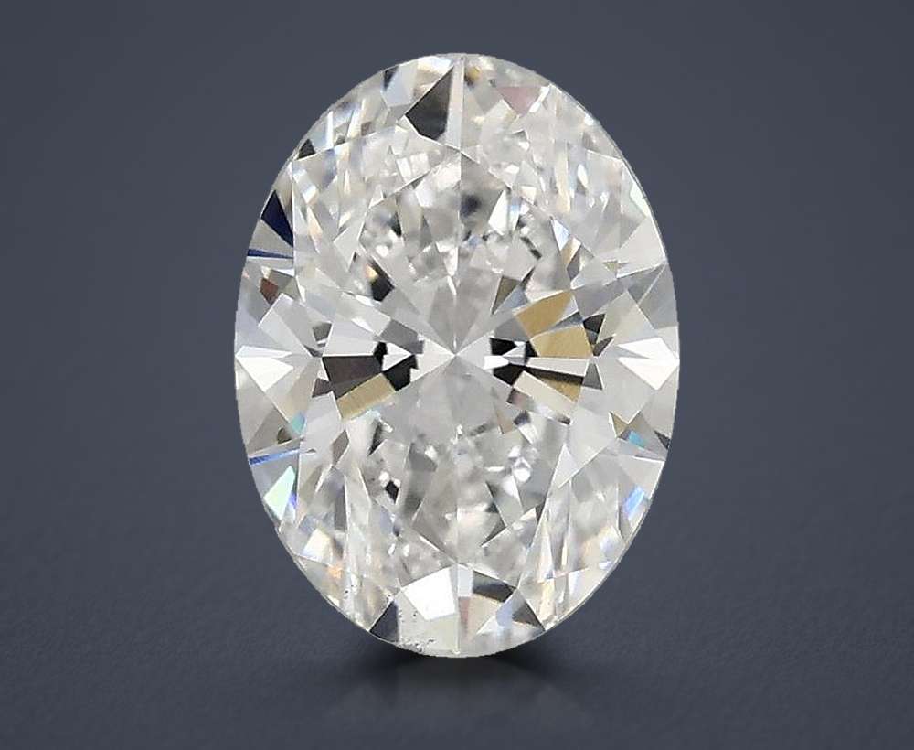 1.68ct E VS2 Rare Carat Ideal Cut Oval Lab Grown Diamond