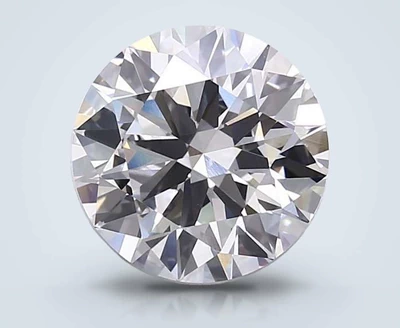 5.05ct F VVS2 Rare Carat Ideal Cut Round Lab Grown Diamond