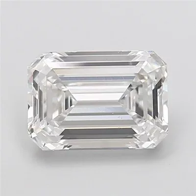 4.04ct D VS2 Very Good Cut Emerald Lab Grown Diamond