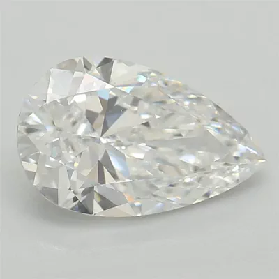 1.09ct D VS1 Rare Carat Ideal Cut Pear Lab Grown Diamond