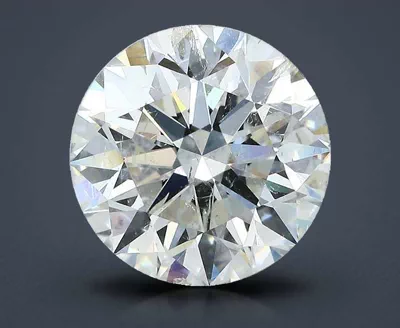 4.58ct J SI2 Rare Carat Ideal Cut Round Diamond