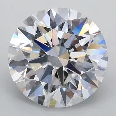 1.59ct D VVS2 Rare Carat Ideal Cut Round Lab Grown Diamond