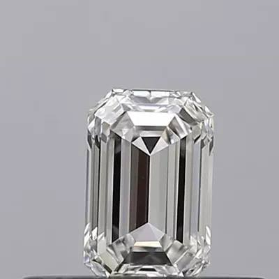 0.27ct E VVS2 Rare Carat Ideal Cut Emerald Diamond