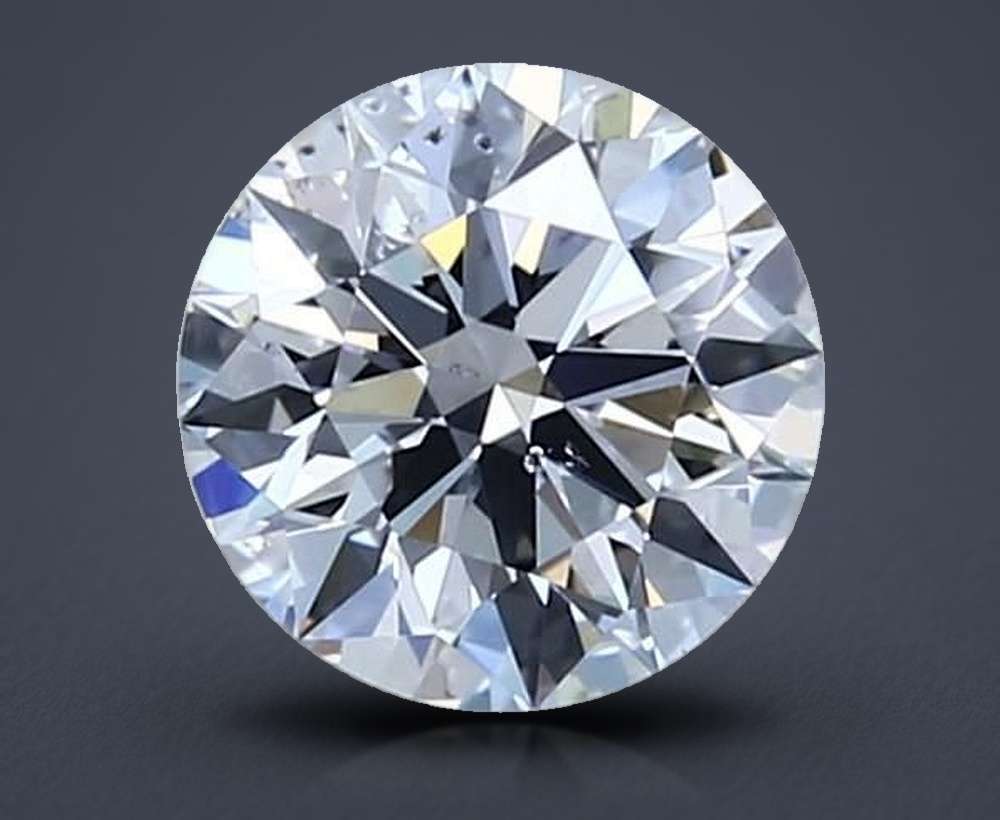 1.09ct D SI2 Rare Carat Ideal Cut Round Diamond