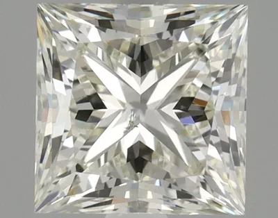 1.03ct K SI2 Rare Carat Ideal Cut Princess Diamond