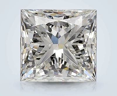 3.02ct J SI2 Very Good Cut Princess Diamond