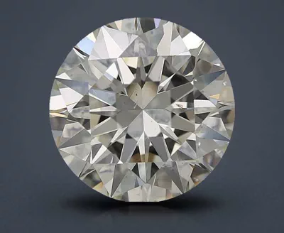 3.01ct K SI1 Rare Carat Ideal Cut Round Diamond