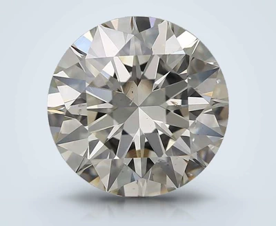 3.01ct K SI1 Rare Carat Ideal Cut Round Diamond