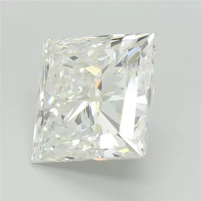 4.07ct F VS1 Rare Carat Ideal Cut Princess Lab Grown Diamond