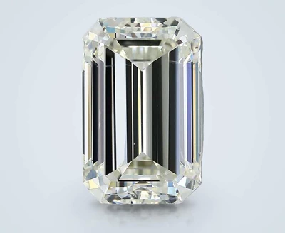 7.57ct K SI2 Rare Carat Ideal Cut Emerald Diamond