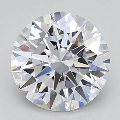 3.16ct D FL Rare Carat Ideal Cut Round Lab Grown Diamond