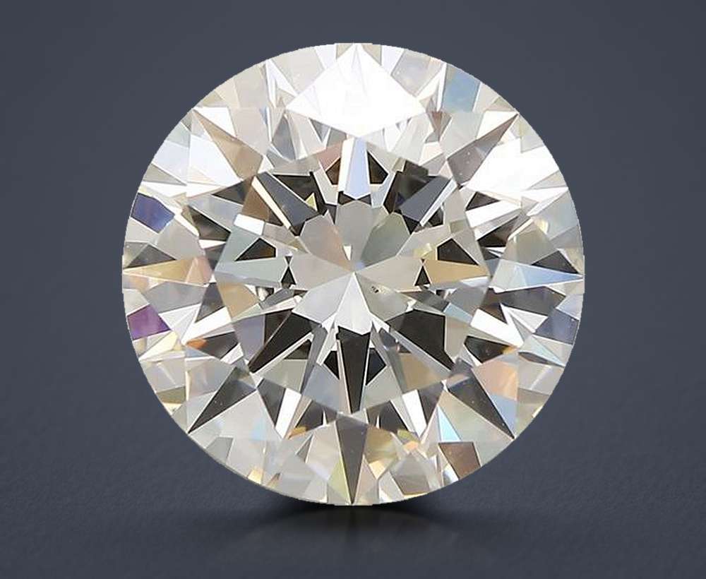 5.03ct I VS2 Rare Carat Ideal Cut Round Diamond