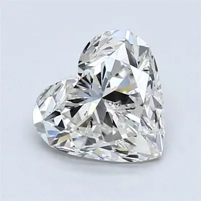1.52ct H SI1 Rare Carat Ideal Cut Heart Diamond